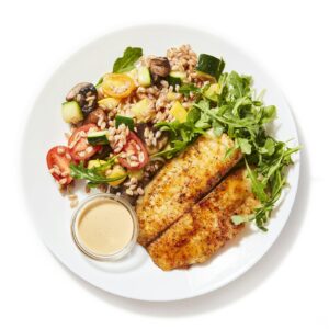 Lemon Baked Tilapia with Cajun Cream Sauce