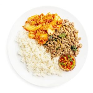 Pork Pad Krapow (Minced Pork with Thai Basil)