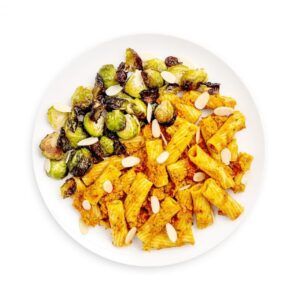 Sun-Dried Tomato Almond Pesto Rigatoni